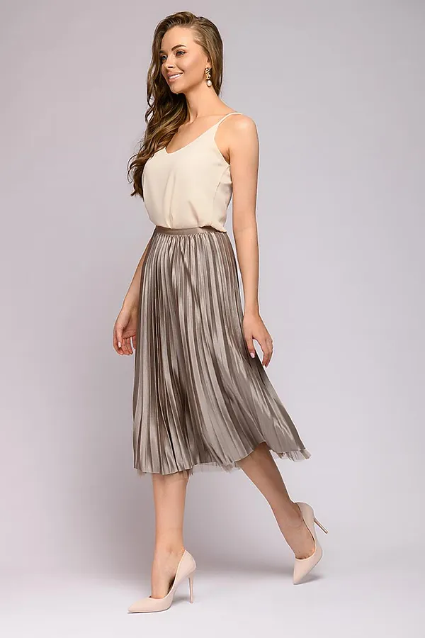 Юбка 1001 DRESS, мокко - фото 2