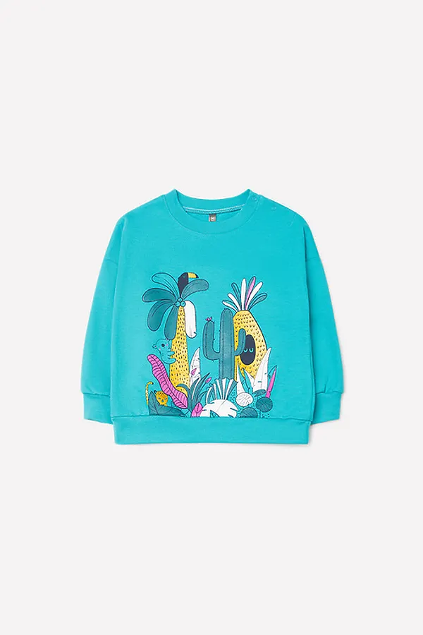 Толстовка CROCKID SALE, темный минт - фото 2
