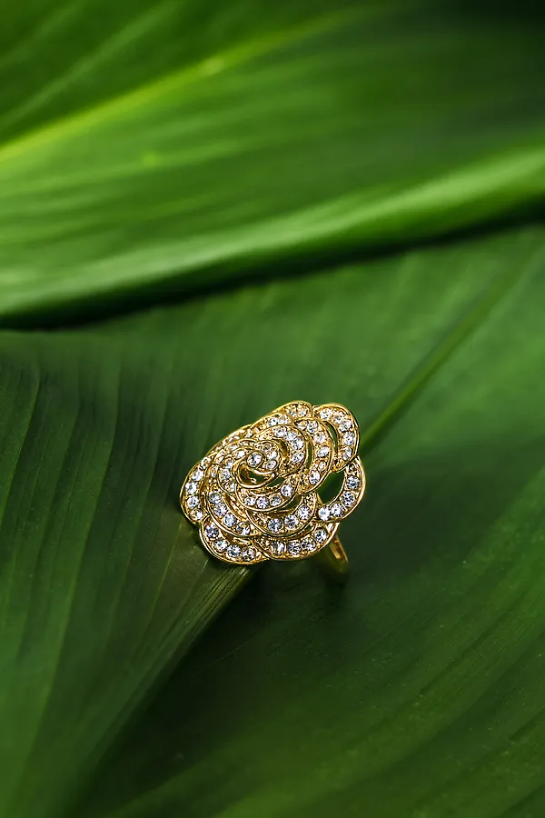 Кольцо Nothing But Love, золотистый, белый - фото 2