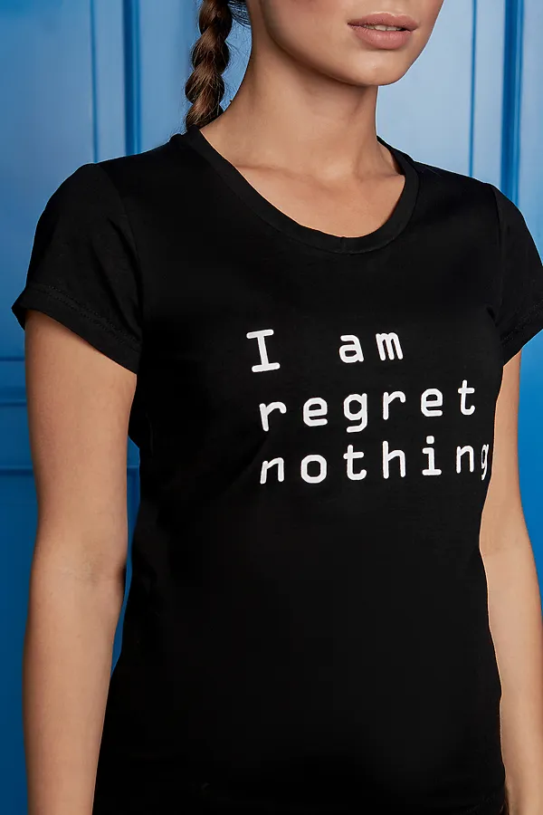 Футболка I'm regret nothing Nothing But Love, черный - фото 2