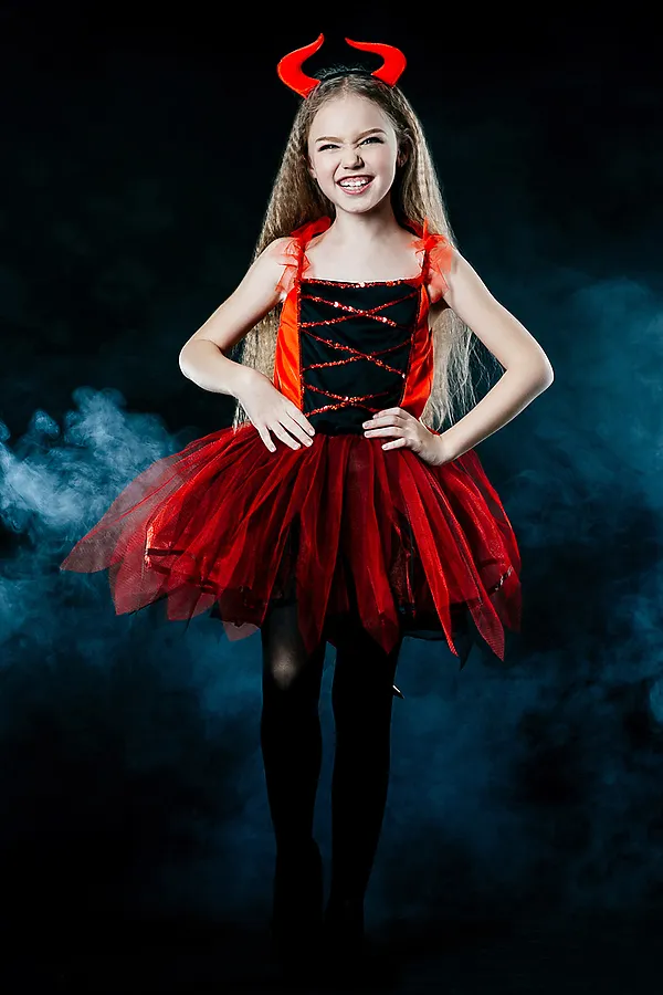 Костюм Чертенка LA MASCARADE, черный, красный - фото 2