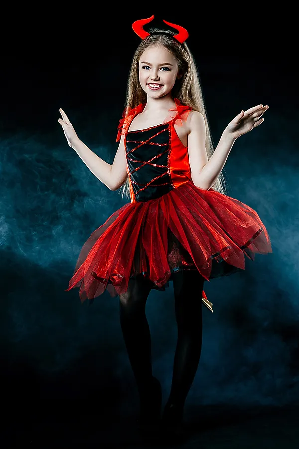 Костюм Чертенка LA MASCARADE, черный, красный - фото 2