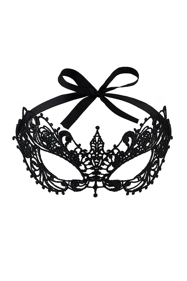Маска венецианская "Королева Испании" LA MASCARADE, черный - фото 2