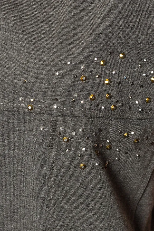 Футболка VILATTE, темно-серый меланж - фото 2