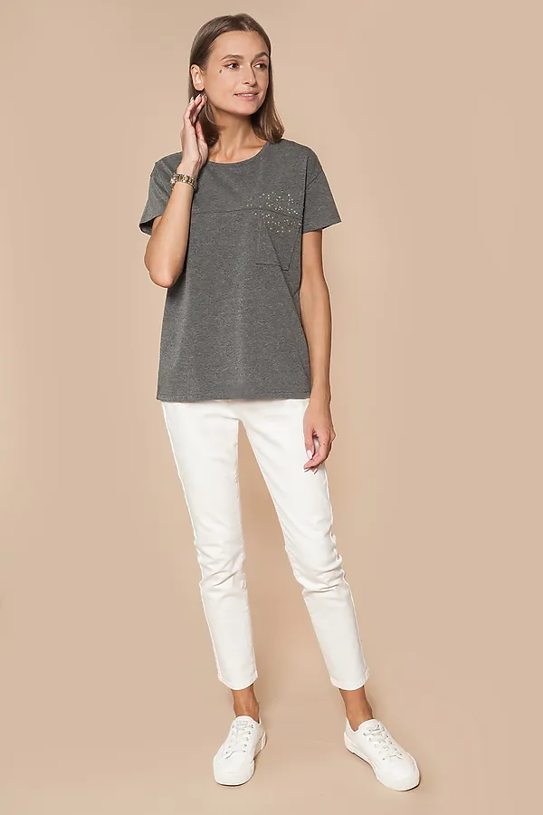 Футболка VILATTE, темно-серый меланж - фото 2