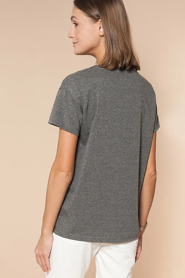 Футболка VILATTE, темно-серый меланж - фото 2