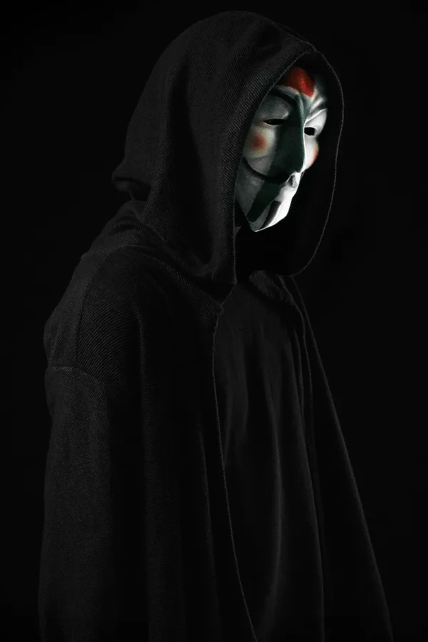 Маска Гая Фокса LA MASCARADE, белый - фото 2