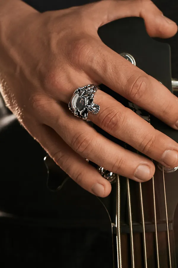 Кольцо "Конг: Остров черепа" КРАСНАЯ ЖАРА, серебристый - фото 2