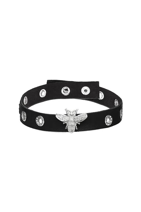 Чокер "Невидимая сторона" Nothing But Love, черный, серебристый - фото 2