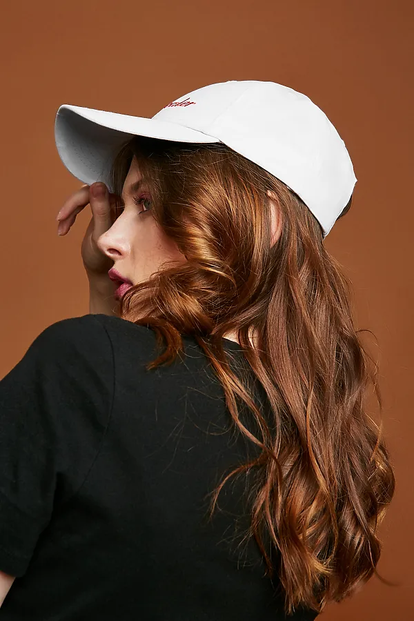 Бейсболка "Сердцеедка" КРАСНАЯ ЖАРА, белый - фото 2