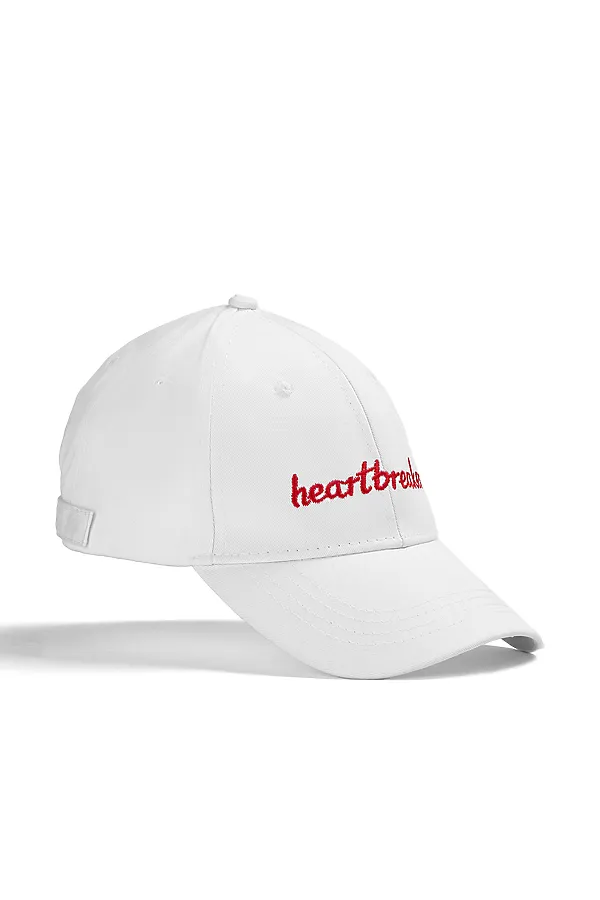 Бейсболка "Сердцеедка" КРАСНАЯ ЖАРА, белый - фото 2