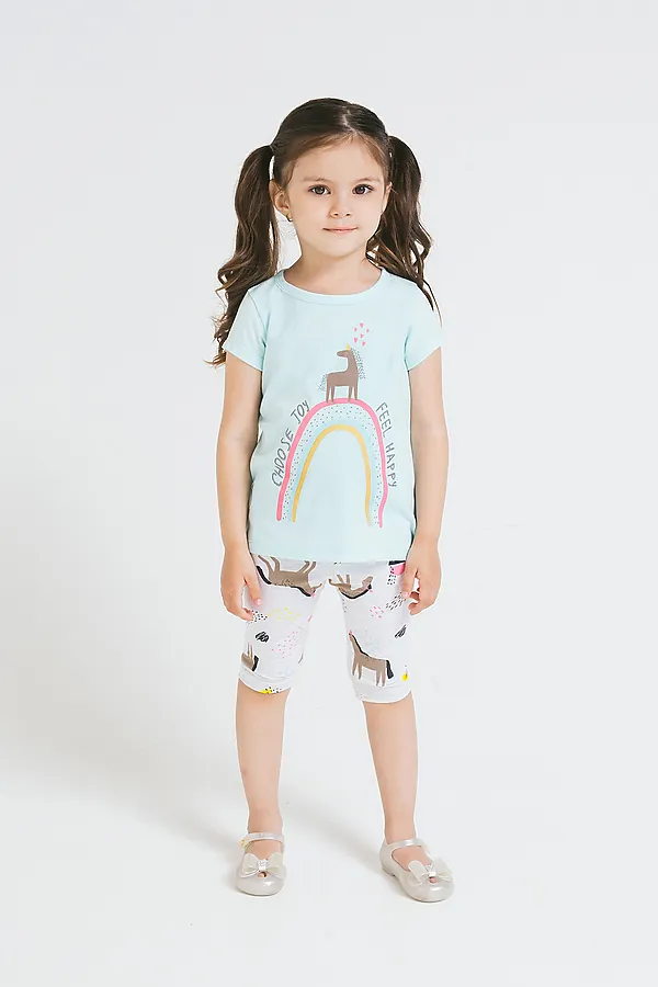 Комплект (Легинсы+Футболка) CROCKID SALE, минт - фото 2