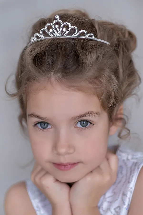 Диадема ALOLIKA, каприз серебро - фото 2