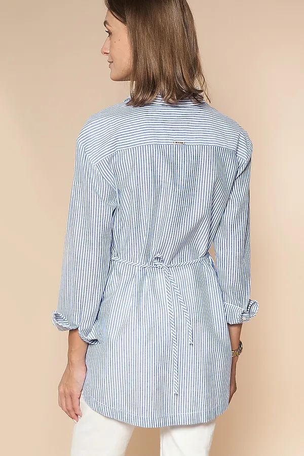 Блуза VILATTE, голубой-белый - фото 2