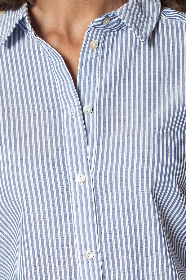 Блуза VILATTE, голубой-белый - фото 2