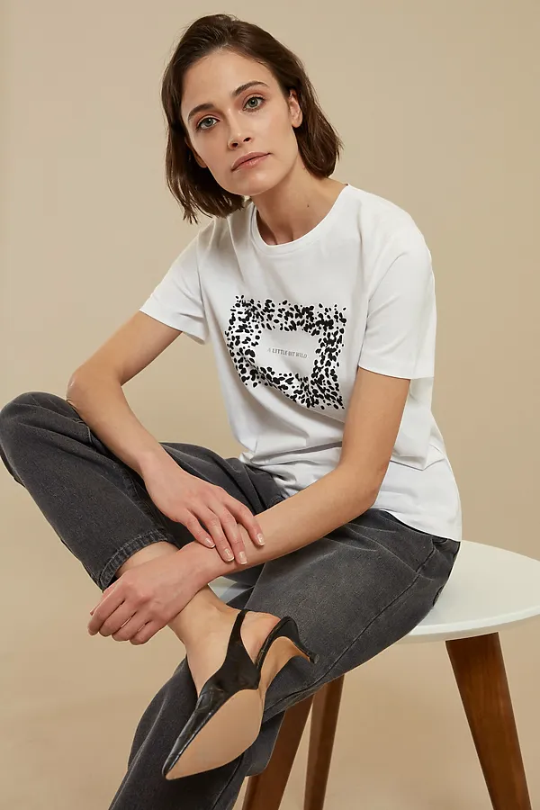 Футболка ZARINA, ваниль - фото 2