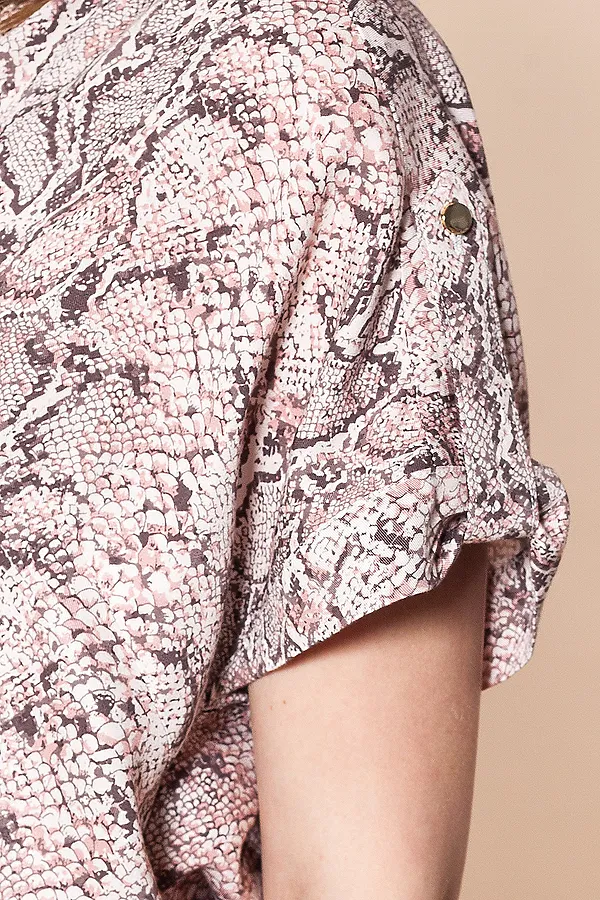 Платье VILATTE, пудровый-кофейный - фото 2