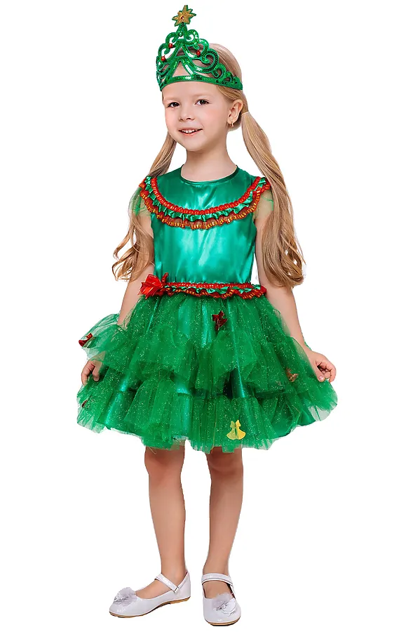Костюм карнавальный BATIK, елочка зеленая - фото 2