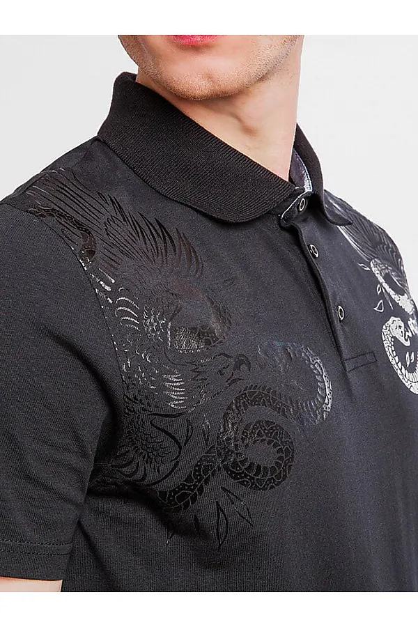 Футболка MARK FORMELLE, черный+печать - фото 2