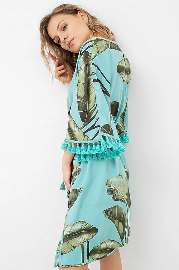 Туника MARK FORMELLE, банановые листья - фото 2