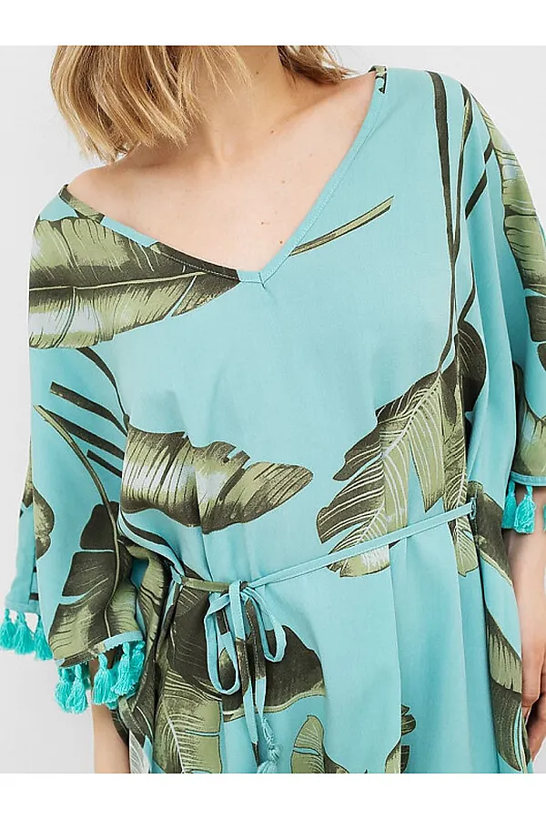 Туника MARK FORMELLE, банановые листья - фото 2