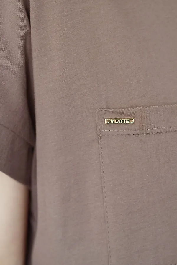 Футболка VILATTE, кофейный - фото 2