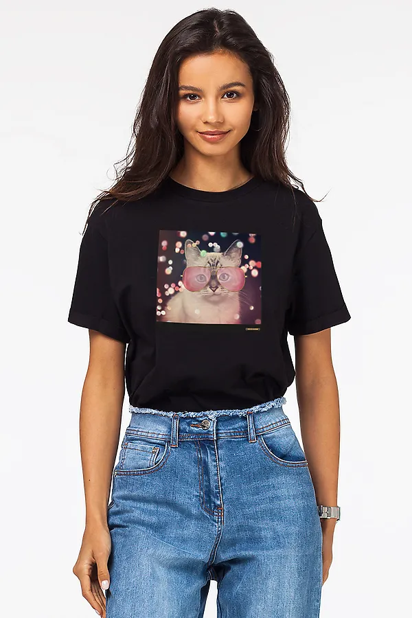 Футболка VILATTE, кот - фото 2