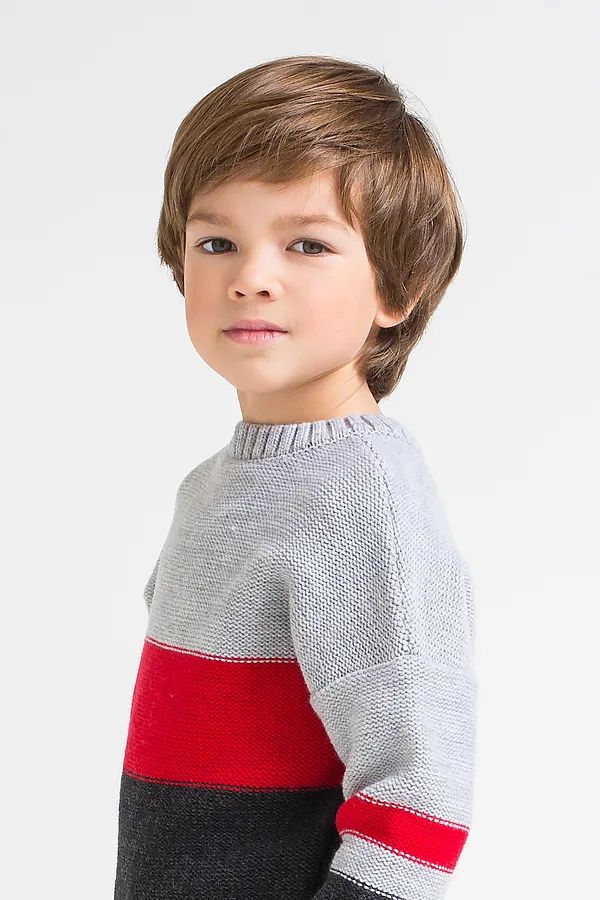 Джемпер CROCKID SALE, св.серый меланж, антрацит - фото 2