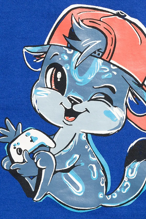 Комплект (Майка + Трусы) PELICAN, ультрамарин - фото 2