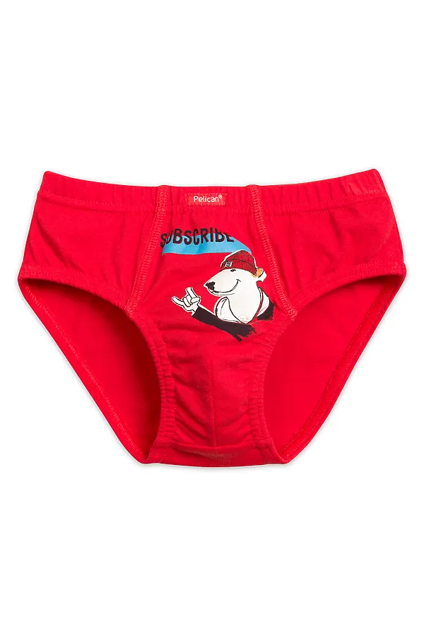 Трусы 3 шт. PELICAN, красный/голубой/темно-синий - фото 2