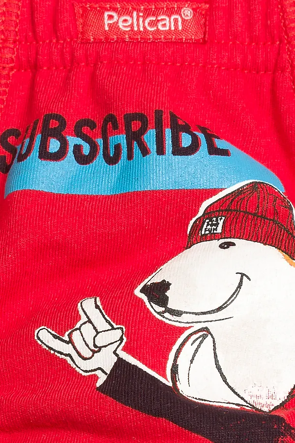 Трусы 3 шт. PELICAN, красный/голубой/темно-синий - фото 2