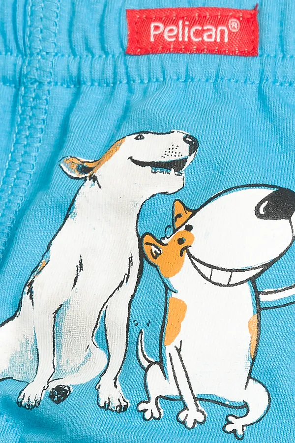 Трусы 3 шт. PELICAN, красный/голубой/темно-синий - фото 2