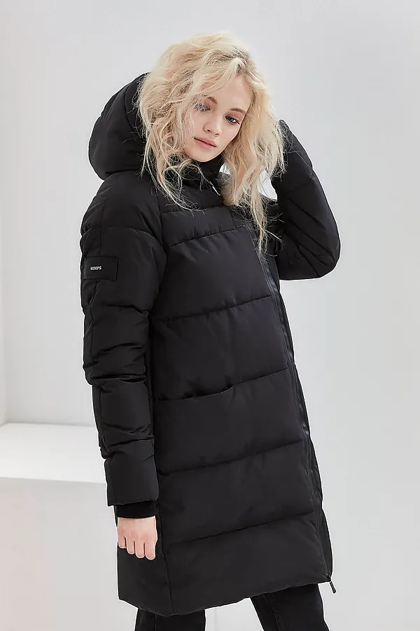 Пуховик HOOPS, черный - фото 2