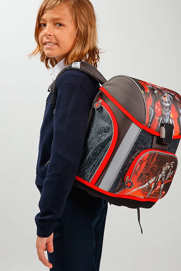 Рюкзак PLAYTODAY, черный,красный - фото 2