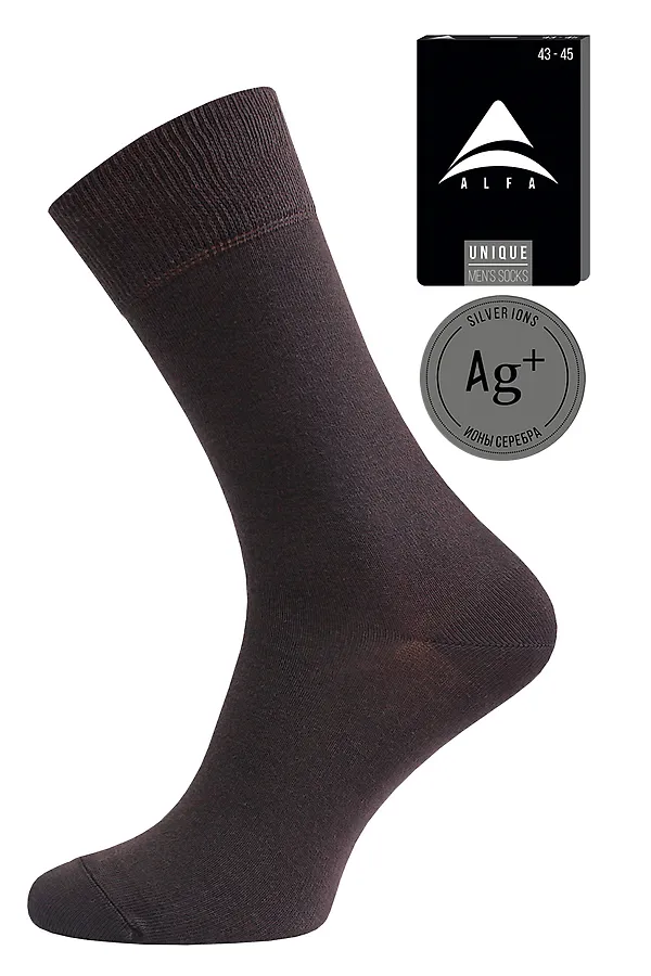 Носки БРЕСТСКИЕ, т.коричневый - фото 2