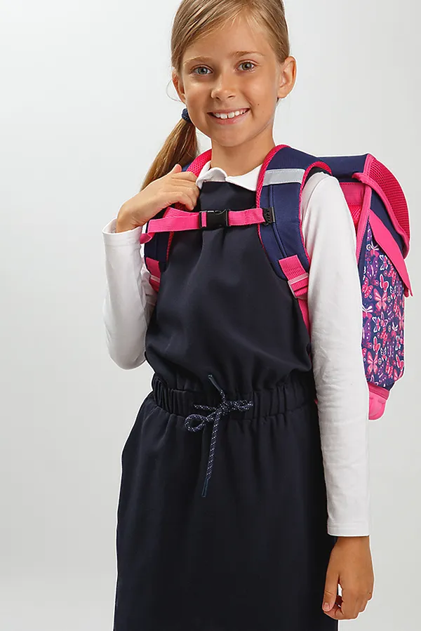 Рюкзак PLAYTODAY, темно-синий, розовый - фото 2