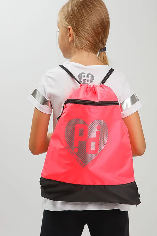 Сумка-мешок PLAYTODAY, фуксия, черный - фото 2