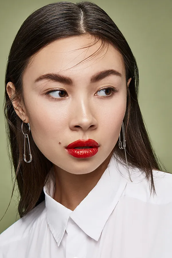 Серьги "Эффект бабочки" Nothing Shop, серебристый - фото 2