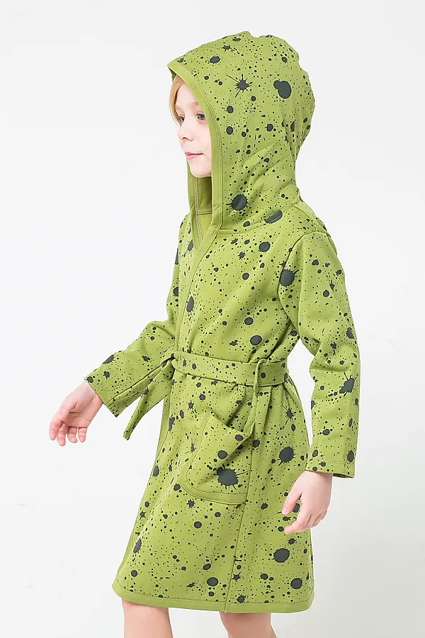 Халат CROCKID SALE, брызги краски - фото 2
