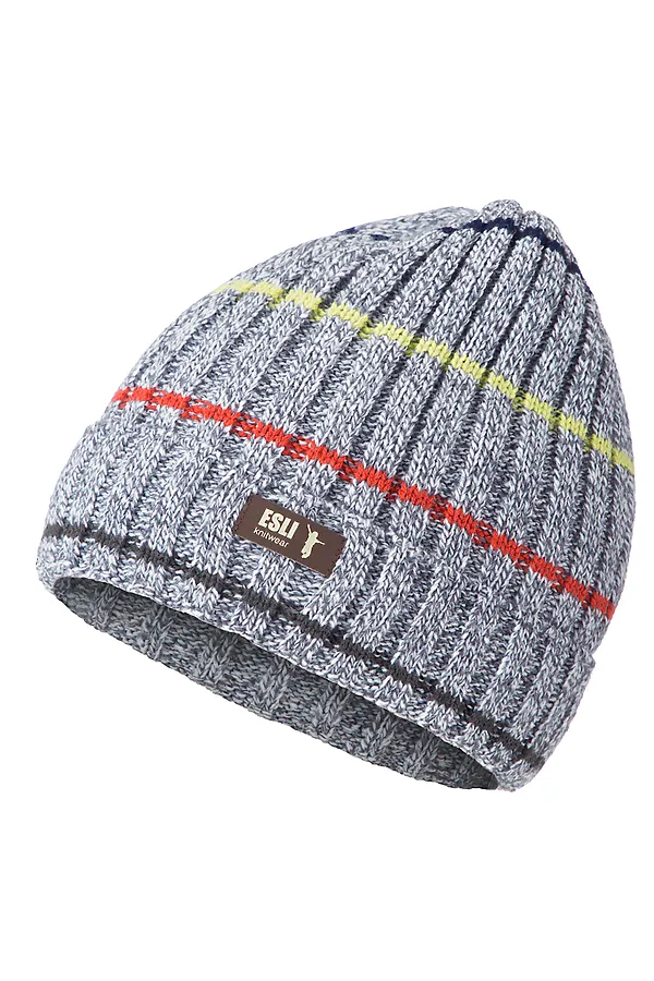Шапка ESLI, серый-синий - фото 2