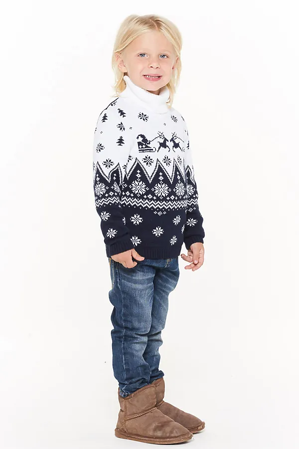 Свитер VAY, т.синий - фото 2