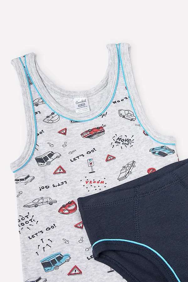 Комплект (Майка+Трусы) CROCKID SALE, меланж - фото 2