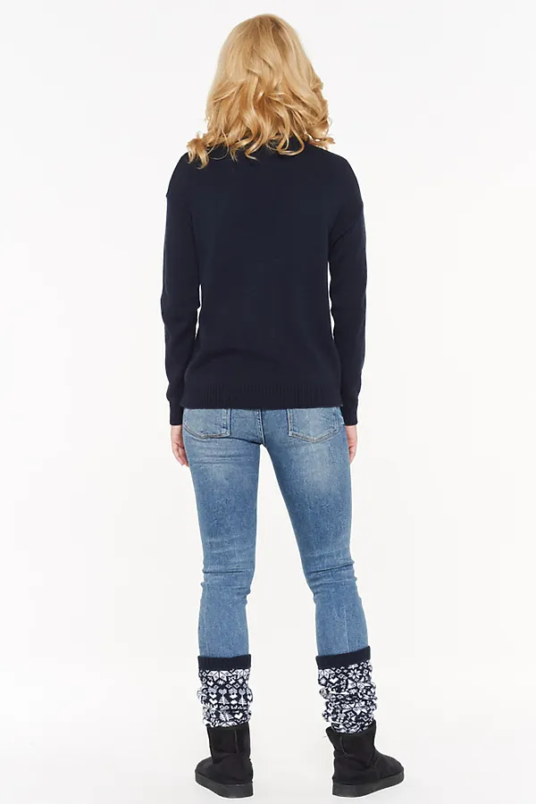 Джемпер VAY, т.синий - фото 2