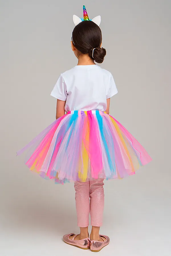 Комплект (Юбка+Ободок+Резинка) PLAYTODAY, многоцветная - фото 2