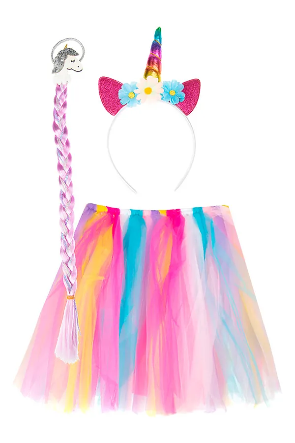 Комплект (Юбка+Ободок+Резинка) PLAYTODAY, многоцветная - фото 2