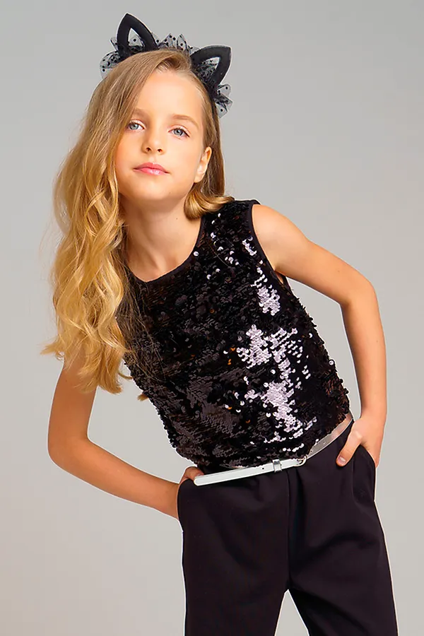 Ободок PLAYTODAY, черный - фото 2