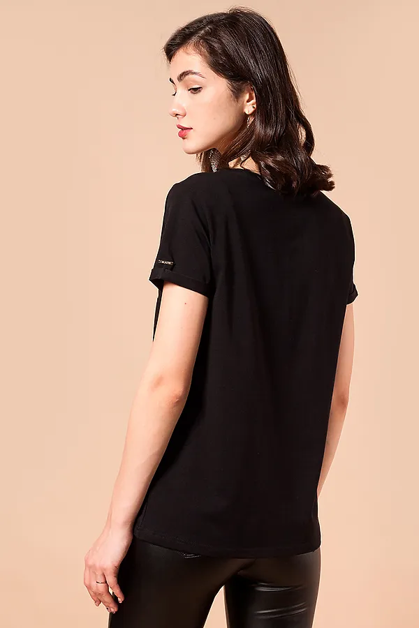 Футболка VILATTE, черный_stripes - фото 2