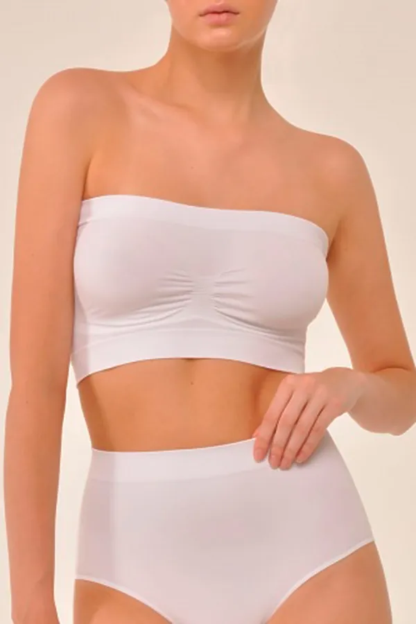 MY Топ женский BU054 TOP SHAPER (1/68) (bianco (белый) MY, bianco (белый) - фото 2