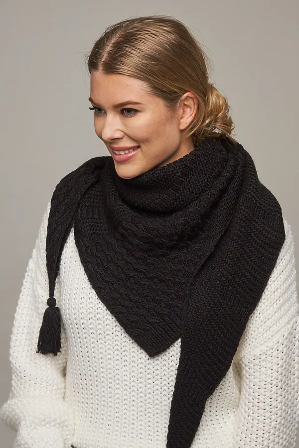 Шарф VAY, черный - фото 2