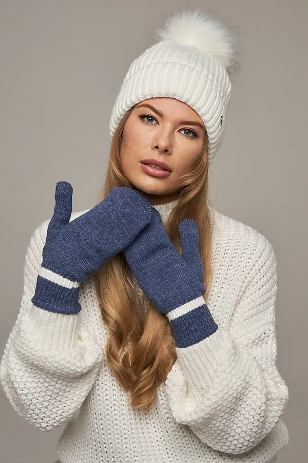 Варежки VAY, св.джинс - фото 2